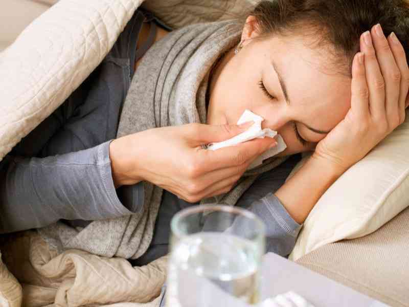 风热感冒表现为发烧、心烦、便秘等症状