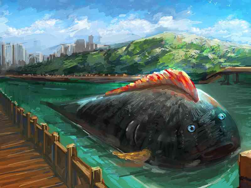 梦见大鱼是吉兆