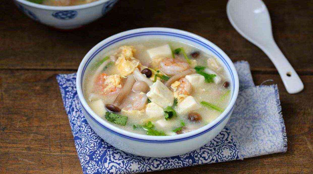 竹叶豆腐汤