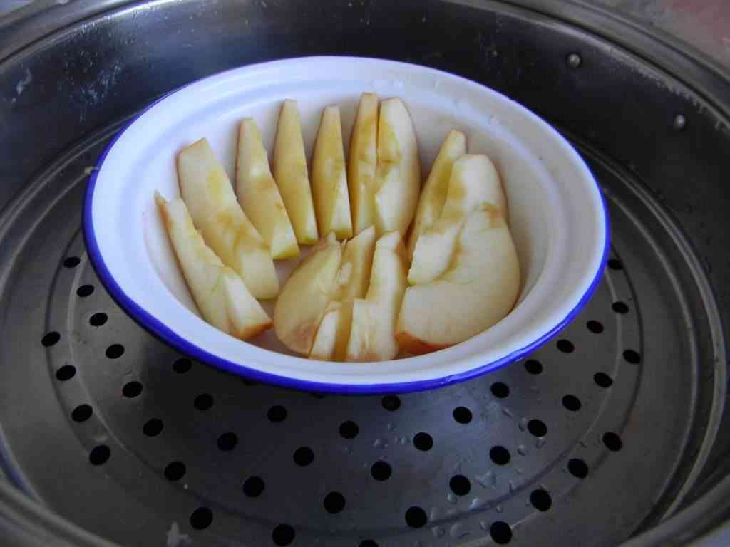 蒸苹果