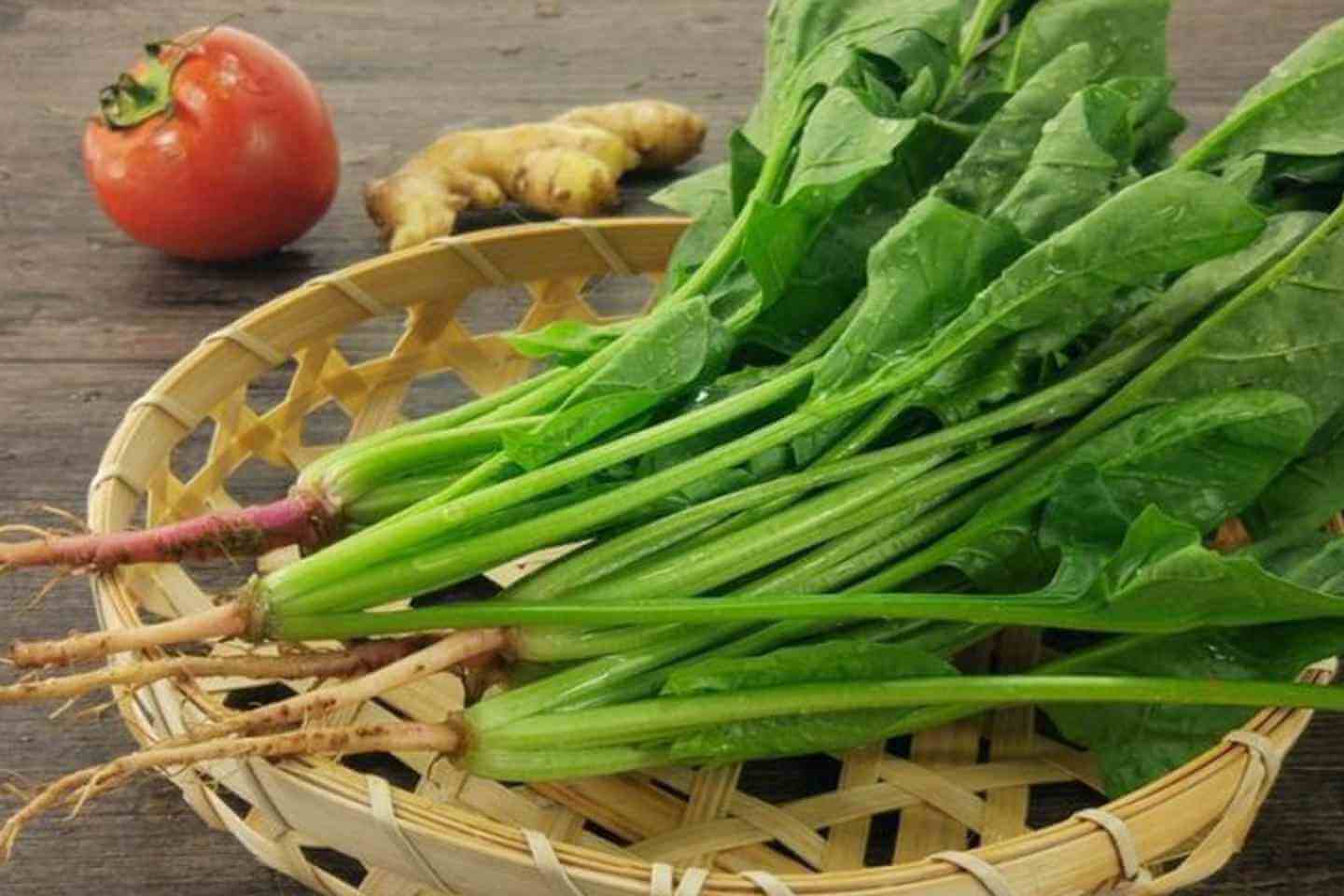 菠菜含有高纤维素