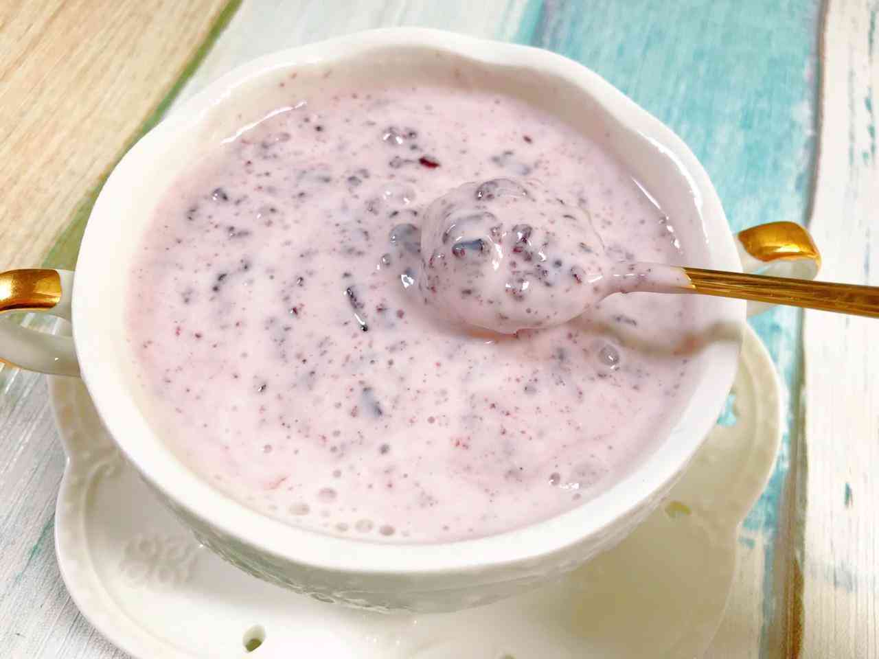 怀孕不建议喝冷藏后的酸奶紫米露
