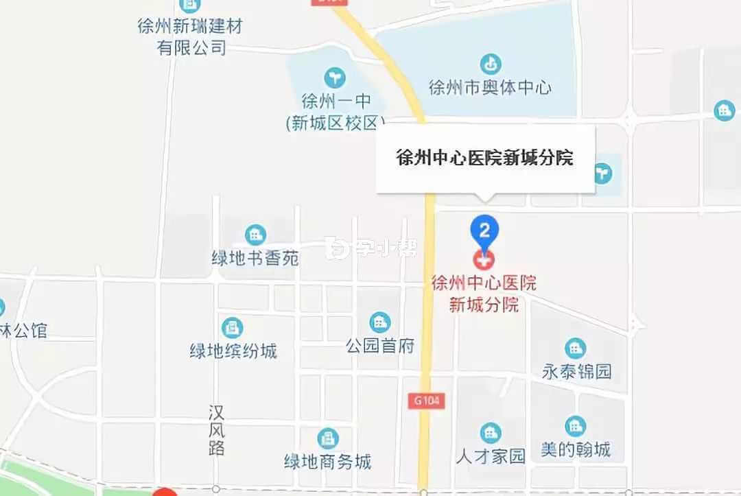 徐州中医院地理位置