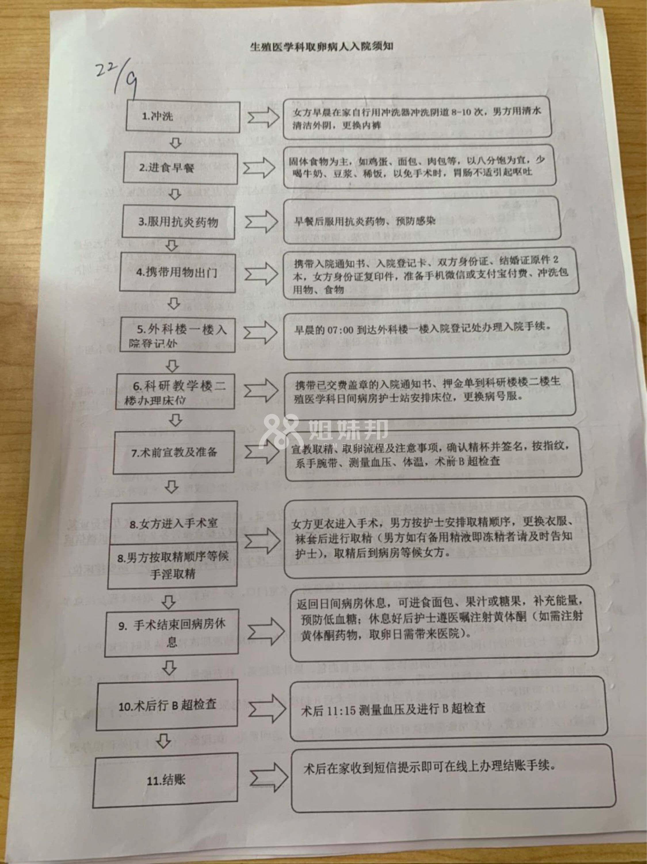 取卵注意事项