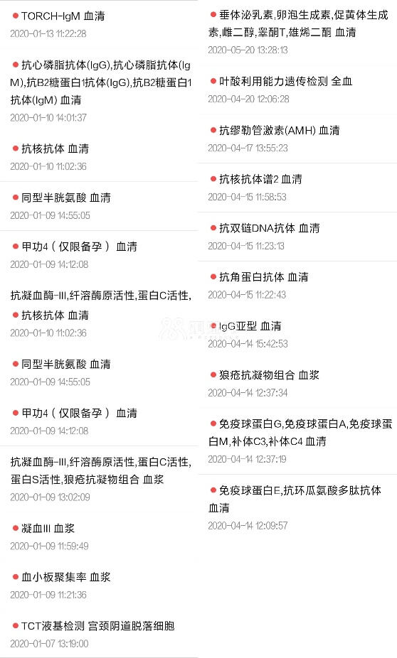 免疫检查情况