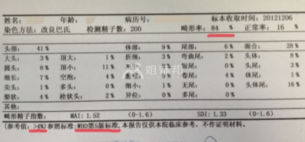 精子形态分析