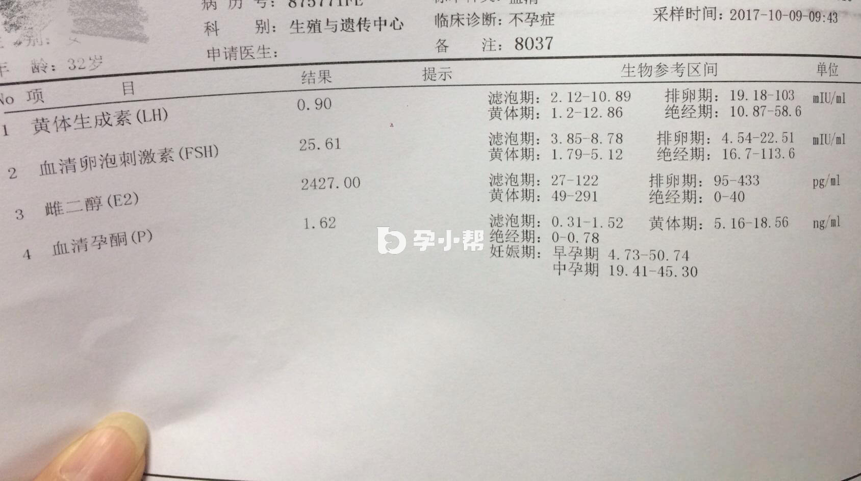 医院检测卵泡情况