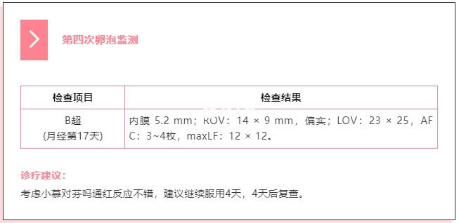 第四次卵泡监测