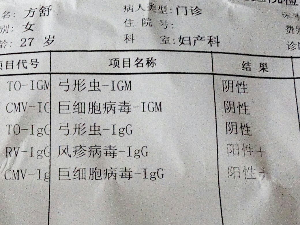 风疹病毒igg阳性可能是曾经感染过该病毒